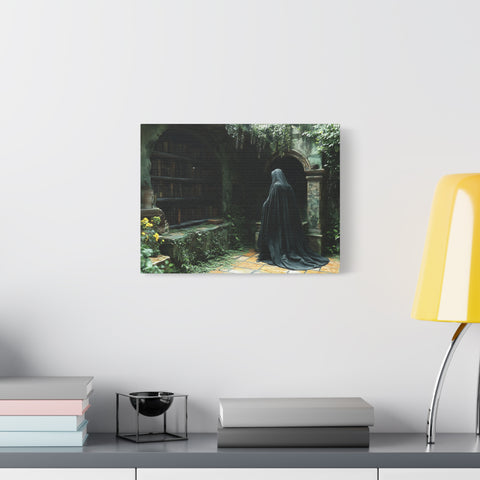 Mystical Canvas Wall Art, Enchanted Decor for Home, Dark Aesthetic Artwork, Gothic Wall Hanging, Unique Gift Idea