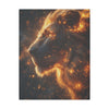 Canvas Art, Leo Astrological Sign, Stretched Canvas Print, AI Art, Matte Finish, Home Décor Wall Art