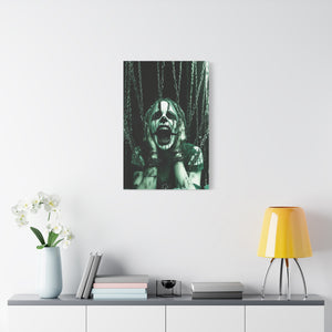 Gothic Art Canvas Print, Spooky Home Decor, Wall Art for Halloween, Unique Gift for Art Lovers, Dark Aesthetic Decoration