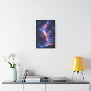 Celestial Canvas Print, Galaxy Wall Art, Home Decor, Starry Night Artwork, Cosmic Print