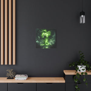 Enchanted Tree Canvas Art Print, Nature Home Decor, Forest Wall Art, Living Room Decoration, Gift for Nature Lovers, Green Wall Art