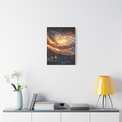 Galactic Canvas Wall Art, Cosmic Decor, Space Themed Gift, Astronomy Lover's Art, Home Decor, Starry Night Artwork