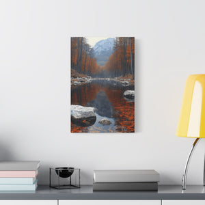 Autumn Landscape Canvas Print | Stretched Wall Art, Home Décor, Nature Artwork, Gift Idea