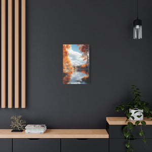 Autumn Landscape Canvas Print, Nature Wall Art, Fall Decor, Home Office Decor, Gift for Nature Lovers, Scenic Wall Hanging