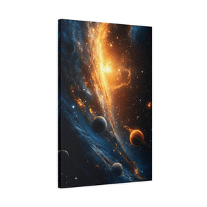 Stretched Canvas Wall Art, Cosmic Galaxy Decor, Astrophotography Print, Space Lovers Gift, Home Wall Decor, Celestial Artwork