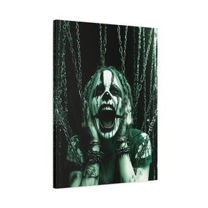 Gothic Art Canvas Print, Spooky Home Decor, Wall Art for Halloween, Unique Gift for Art Lovers, Dark Aesthetic Decoration