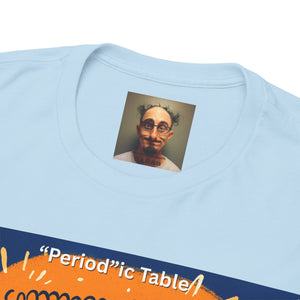 Periodic Table Calendar Tee — Humorous Science Pun T-Shirt