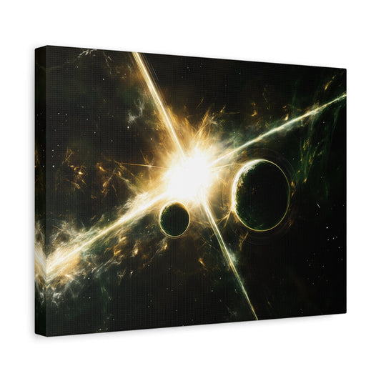 Galaxy Wall Art Canvas, Cosmic Decor, Space Artwork, Home Decoration, Gift for Astronomers, Interstellar Art Prints