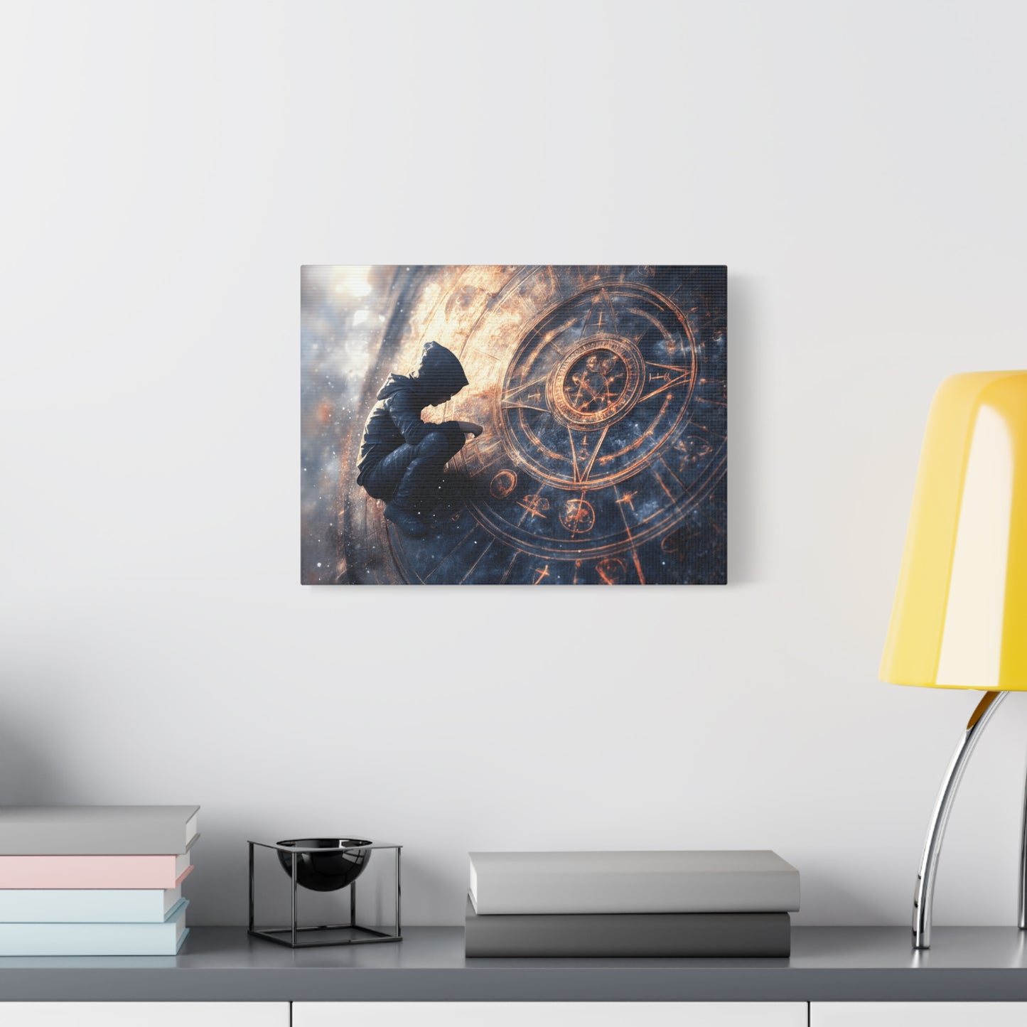 Canvas Print Astrology Clock
