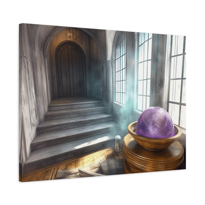 Mystical Canvas Wall Art, Fantasy Decor, Home Aesthetic, Gift for Wizards, Witch Decor, Halloween Art, Magical Atmosphere