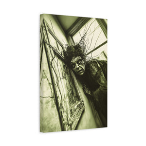 Horror Art Canvas Print, Unique Home Decor, Spooky Wall Art, Gothic Style, Creepy Gift Idea, Halloween Decoration