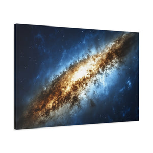 Galactic Canvas Art Print, Space Decor, Nebula Wall Art, Home Office Decor, Astronomical Gift