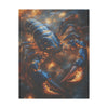 Canvas Art, Scorpio Astrological Sign, Stretched Canvas Print, AI Art, Matte Finish, Home Décor Wall Art