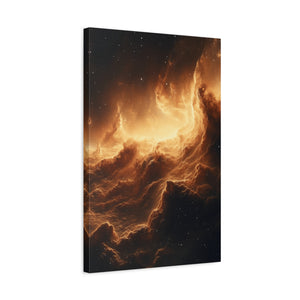 Canvas Wall Art, Cosmic Landscape, Celestial Décor, Starry Night Art, Space Wall Décor