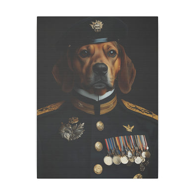 Dog, Beagle, Military, Military Dress, Army, Air Force, Navy, Marines, Dog Wall Art, Dog Art, Military Wall Art, Military Art