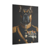 Canvas Print, AI Image Dogs Military Uniforms, Wall Art Decor, Home Office Decoration, Dog Lover Gift