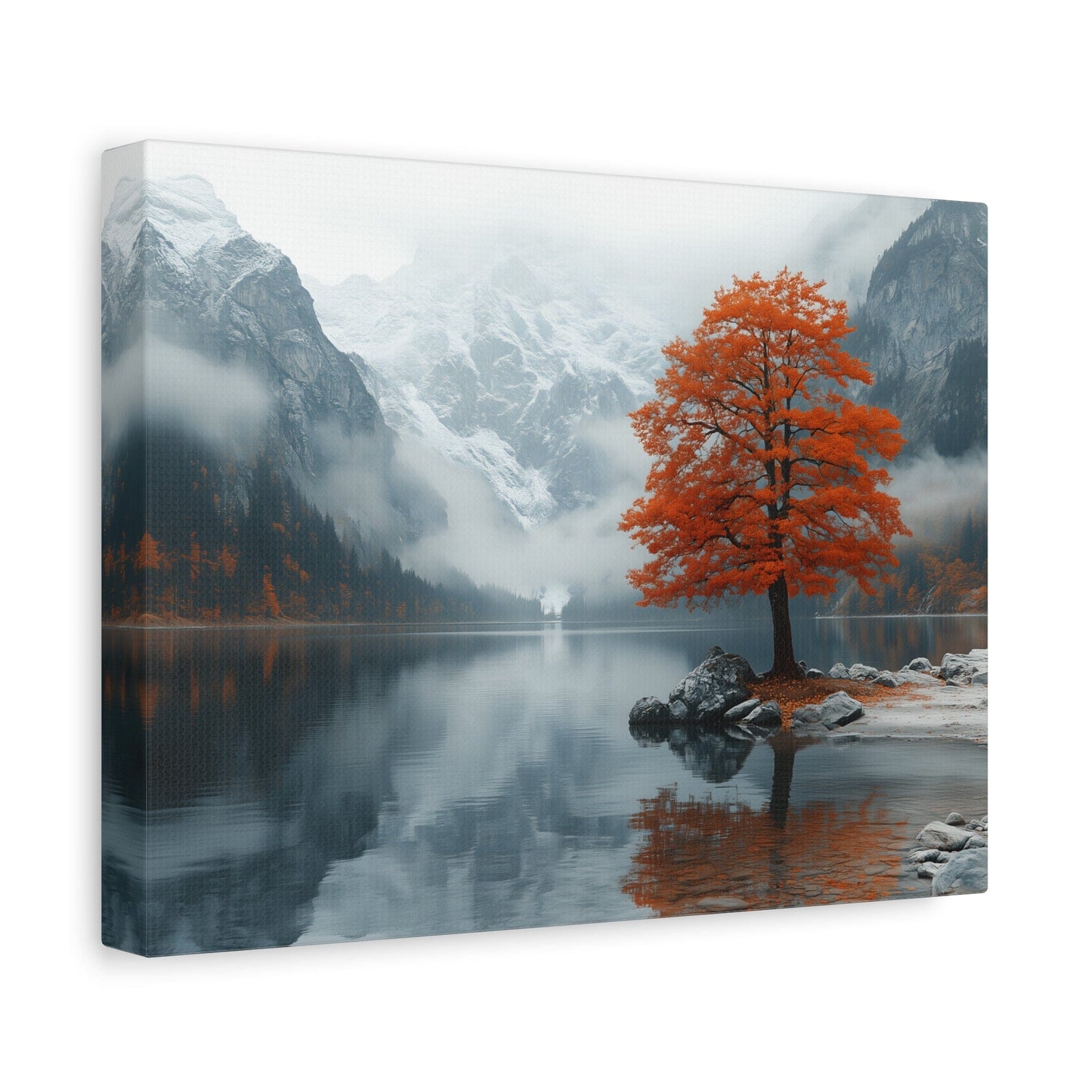 Autumn Landscape Canvas Print, Nature Art, Wall Decor, Home Aesthetic, Fall Vibe, Gift for Nature Lovers