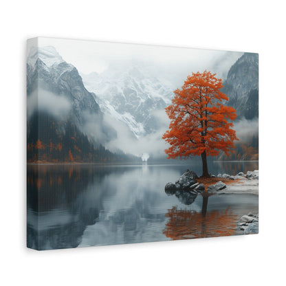 Autumn Landscape Canvas Print, Nature Art, Wall Decor, Home Aesthetic, Fall Vibe, Gift for Nature Lovers