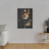 Dog, Pembroke Welsh Corgi, Military, Military Dress, Army, Air Force, Navy, Marines, Dog Wall Art, Dog Art, Military Wall Art, Military Art