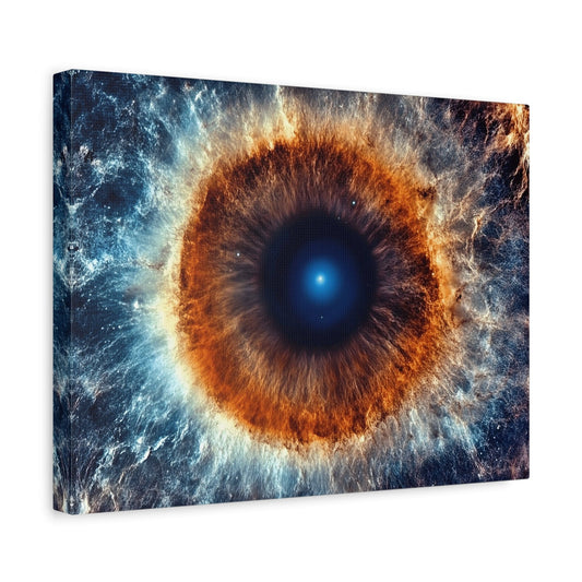 Galactic Eye Canvas Art, Cosmic Wall Decor, Space-Inspired Art, Unique Home Decor, Astronomical Gift Idea