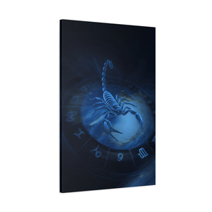 Scorpio Zodiac Wall Art, Astrology Decor, Mystic Home Gallery, Celestial Canvas, Gift for Astrologers, Unique Bedroom Decor