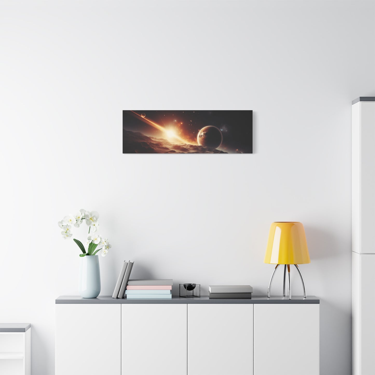 Cosmic Wall Art Canvas, Space Decor, Stellar Prints, Galaxy Home Decoration, Astronaut Bedroom Decor, Unique Gift for Space Lovers