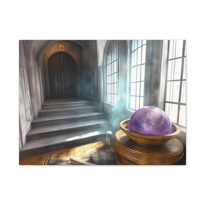 Mystical Canvas Wall Art, Fantasy Decor, Home Aesthetic, Gift for Wizards, Witch Decor, Halloween Art, Magical Atmosphere