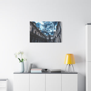 Sky Clock Matte Canvas Art | Unique Home Décor, Wall Art, Gift for Art Lovers