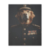 Golden Retriever Military Wall Art - Patriotic Dog Décor for Army, Air Force, Navy, Marines