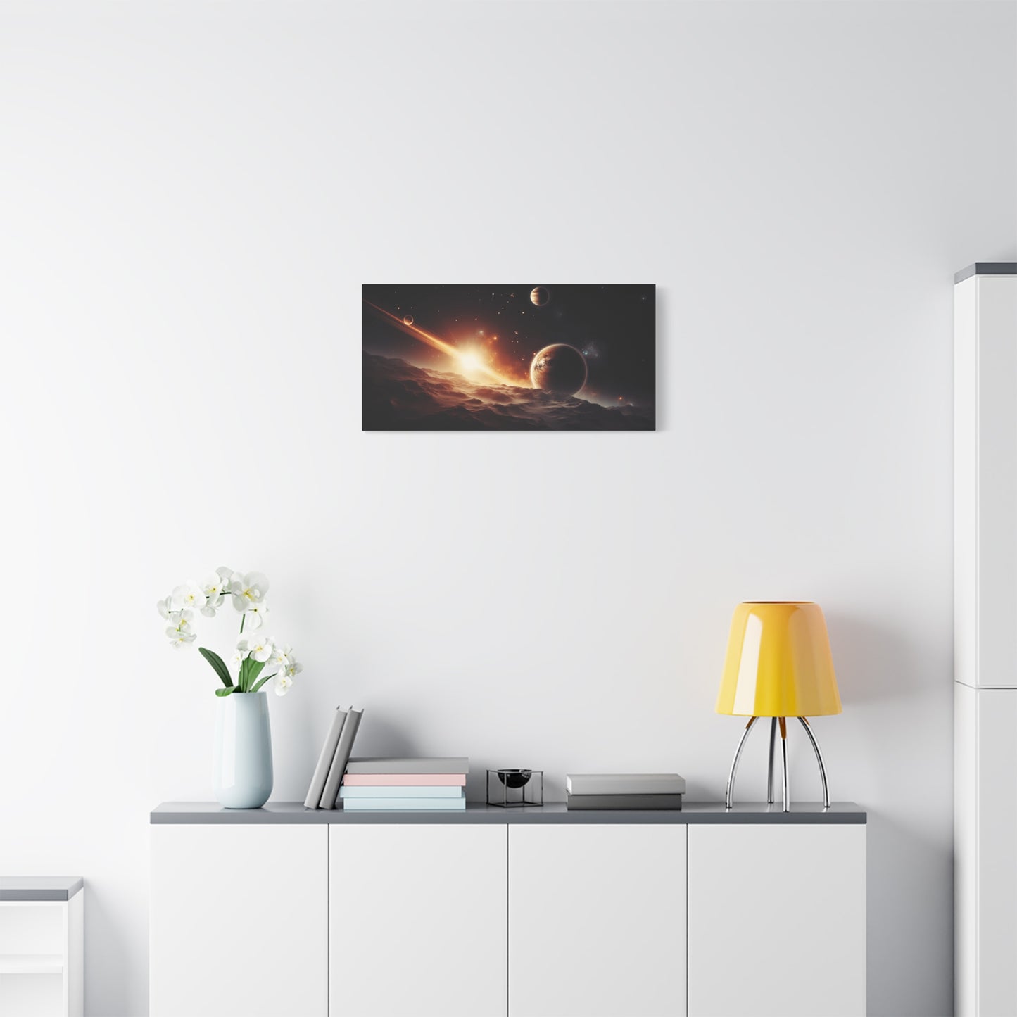 Cosmic Wall Art Canvas, Space Decor, Stellar Prints, Galaxy Home Decoration, Astronaut Bedroom Decor, Unique Gift for Space Lovers