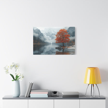 Autumn Landscape Canvas Print, Nature Art, Wall Decor, Home Aesthetic, Fall Vibe, Gift for Nature Lovers
