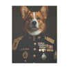 Dog, Pembroke Welsh Corgi, Military, Military Dress, Army, Air Force, Navy, Marines, Dog Wall Art, Dog Art, Military Wall Art, Military Art