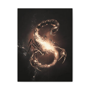Scorpio Starry Canvas Art | Zodiac Wall Decor, Astrology Gift, Home Decor, Unique Artwork, Birthday Gift