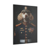 Poodle Military Wall Art - Patriotic Dog Décor for Army, Air Force, Navy, Marines