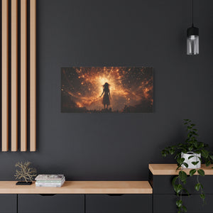 Cosmic Dreams Canvas Wall Art, High-Quality Matte Print, Celestial Decor, Cosmic Art, Gift for Space Lovers, Home Decor