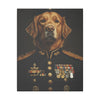 Dog, Golden Retriever, Military, Military Dress, Army, Air Force, Navy, Marines, Dog Wall Art, Dog Art, Military Wall Art, Military Art