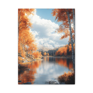 Autumn Landscape Canvas Print, Nature Wall Art, Fall Decor, Home Office Decor, Gift for Nature Lovers, Scenic Wall Hanging
