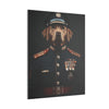 Labrador Retriever Military Wall Art - Patriotic Dog Décor for Army, Air Force, Navy, Marines