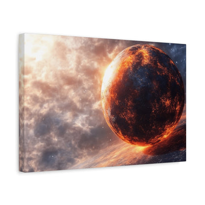 Cosmic Wall Art Print, Galaxy Canvas, Space Decor, Celestial Artwork, Modern Home Decor, Gifts for Astronomy Lovers