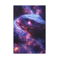 Cosmic Creature Canvas Art, Wall Decor, Home Gallery, Unique Gift, Space-Inspired Art, Mystic Snake Print