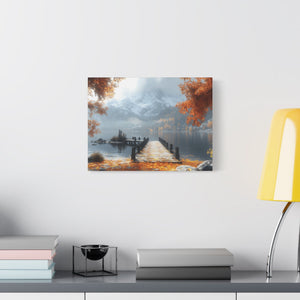 Autumn Landscape Canvas Print, Fall Wall Art, Cozy Home Decor, Nature Photography, Seasonal Decor, Gift for Nature Lovers