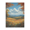 Autumn Décor, Canvas Art, AI Autumn Landscape, Nature Artwork Gift, Modern Wall Hanging, Unique Wall Art