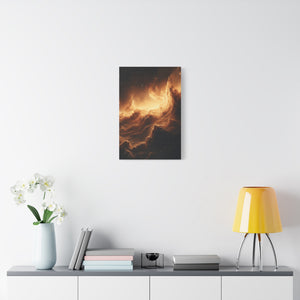 Canvas Wall Art, Cosmic Landscape, Celestial Décor, Starry Night Art, Space Wall Décor