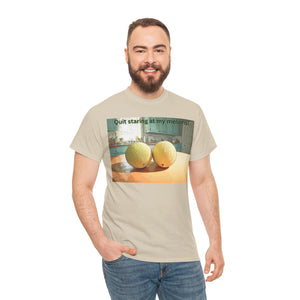 Humorous Cotton T-Shirt, Funny Shirt, Gift for Fruit Lovers, Cute Casual Tee, Unique Meme Apparel, Lightweight Graphic Tee