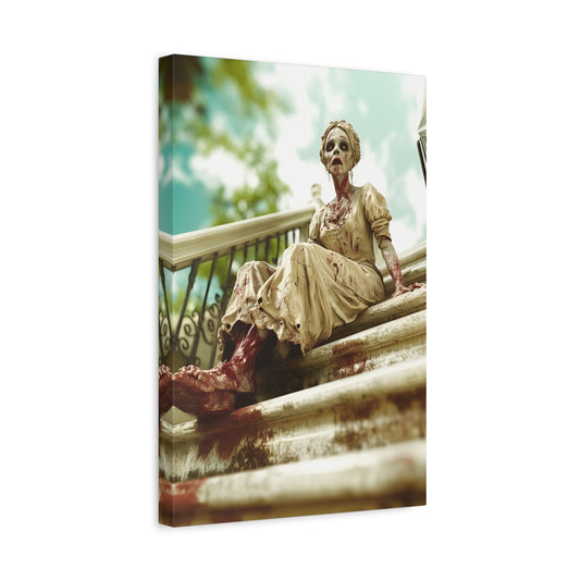 Creepy Canvas Wall Art, Horror Decor, Spooky Home Accents, Halloween Decoration, Unique Gift for Horror Fans