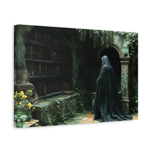 Mystical Canvas Wall Art, Enchanted Decor for Home, Dark Aesthetic Artwork, Gothic Wall Hanging, Unique Gift Idea