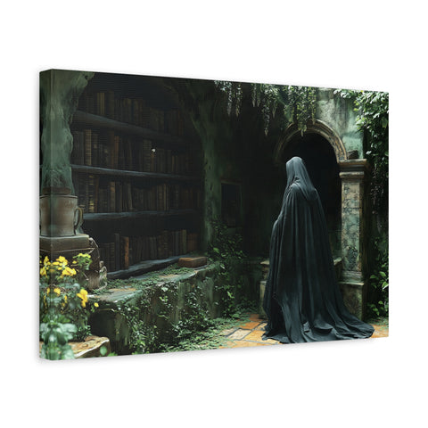 Mystical Canvas Wall Art, Enchanted Decor for Home, Dark Aesthetic Artwork, Gothic Wall Hanging, Unique Gift Idea
