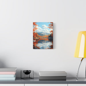Autumn Landscape Canvas Print, Fall Wall Art, Home Décor, Nature Artwork, Gift for Nature Lovers