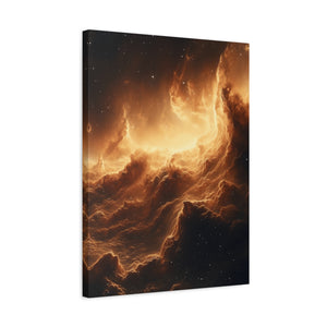 Canvas Wall Art, Cosmic Landscape, Celestial Décor, Starry Night Art, Space Wall Décor