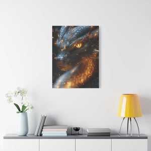 Majestic Dragon Canvas Print, Fantasy Wall Art, Home Décor, Gift for Dragon Lovers